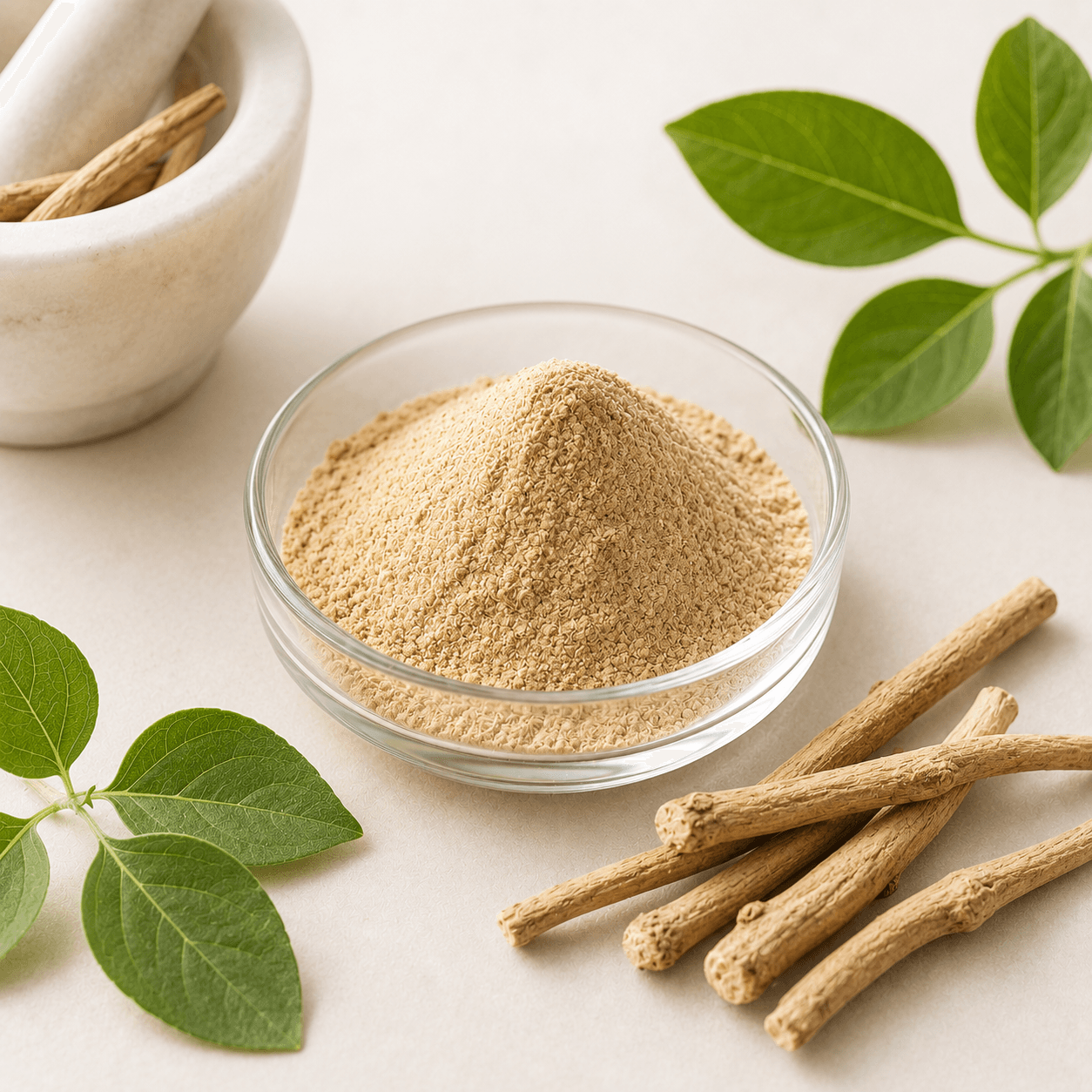 Ashwagandha root extract ingredient visual