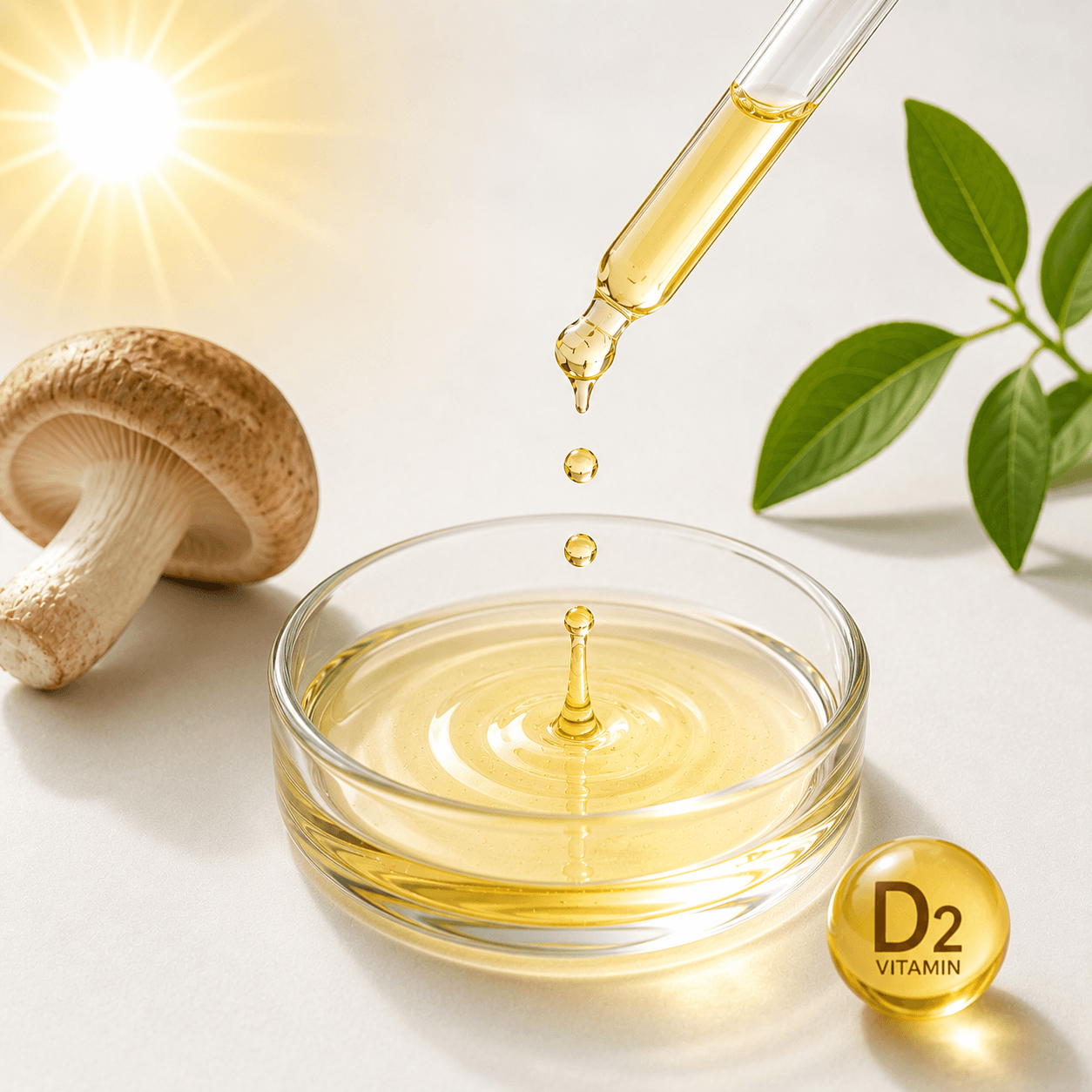 Vitamin D2 ingredient visual